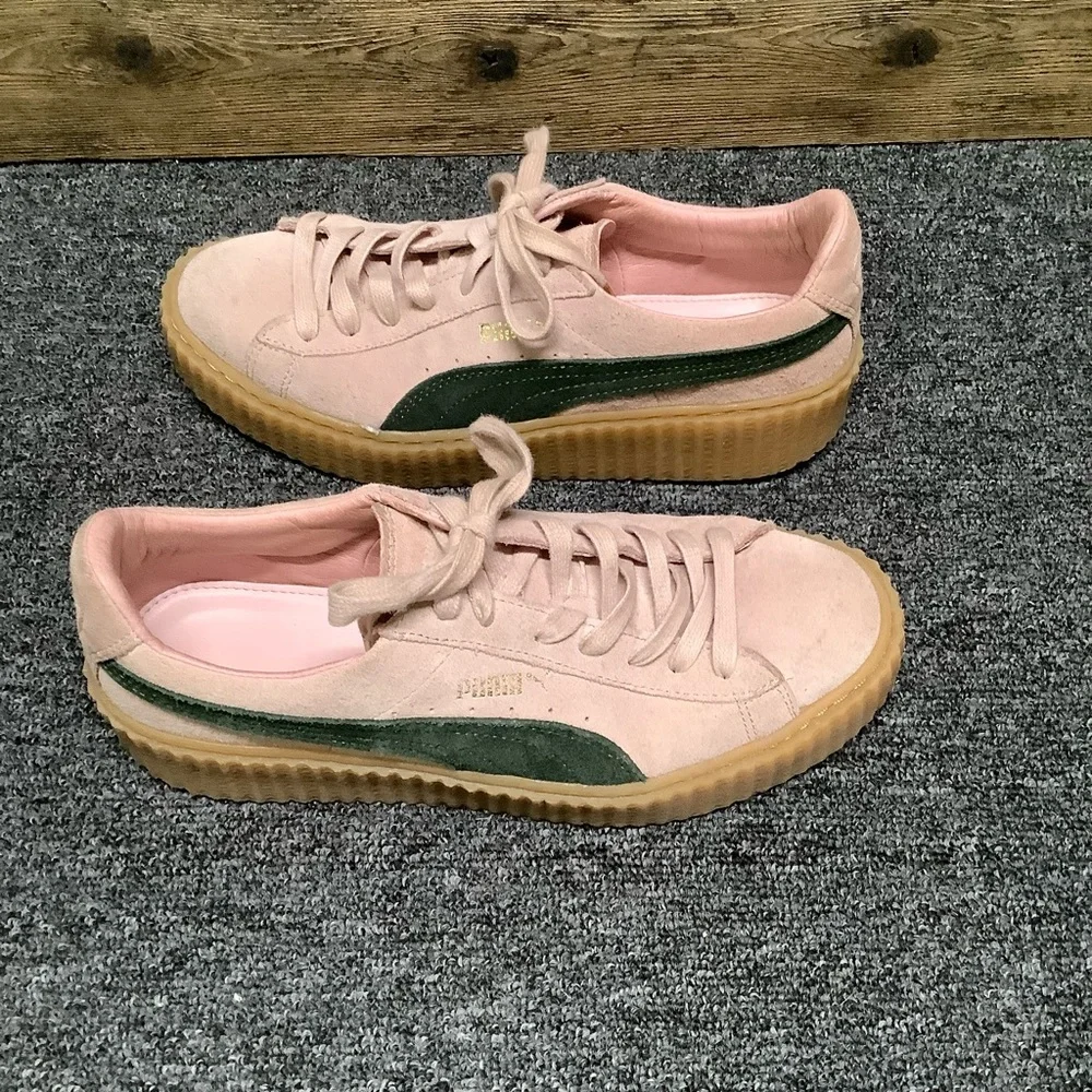 Fenty Puma Creeper in Dusty Pink / Green - Picture 4 of 6